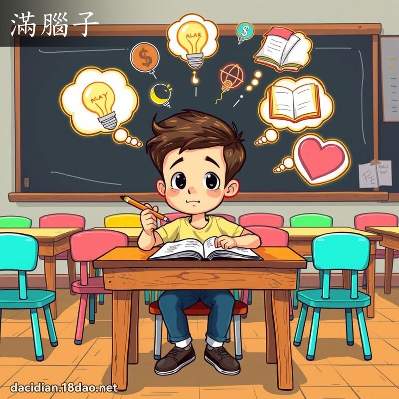 满脑子 - 国语大辞典配图