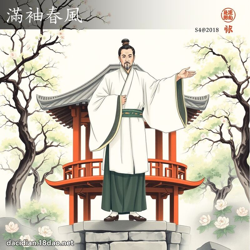 满袖春风 - 国语大辞典配图