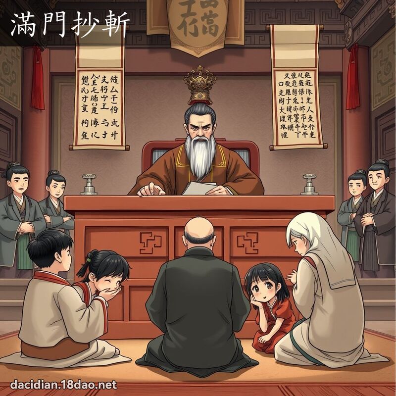 滿門抄斬 - 國語大辭典配圖