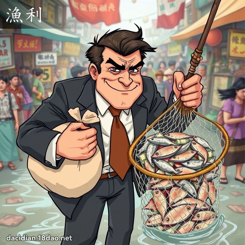 渔利 - 国语大辞典配图