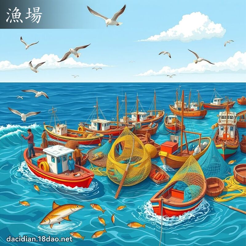 渔场 - 国语大辞典配图