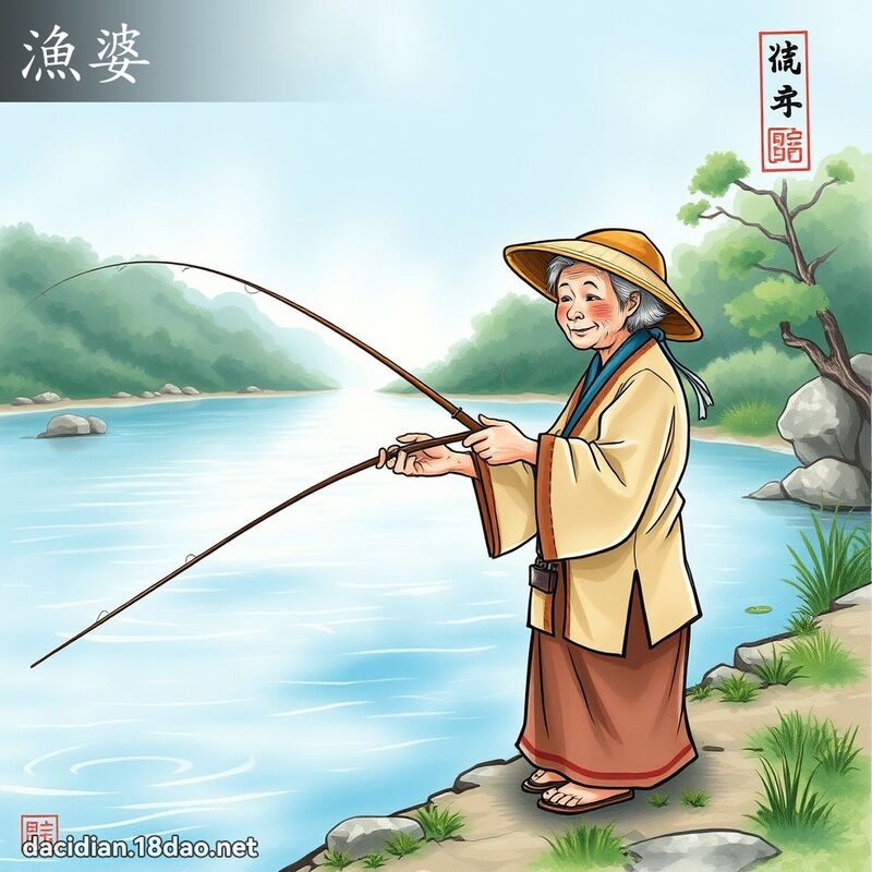 漁婆 - 國語大辭典配圖