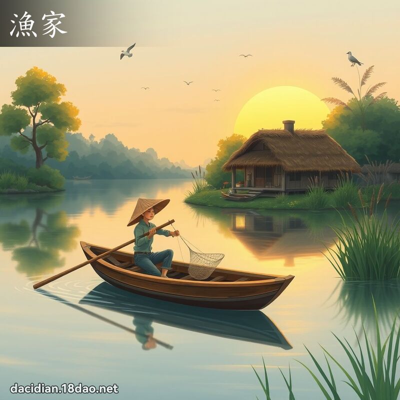 渔家 - 国语大辞典配图