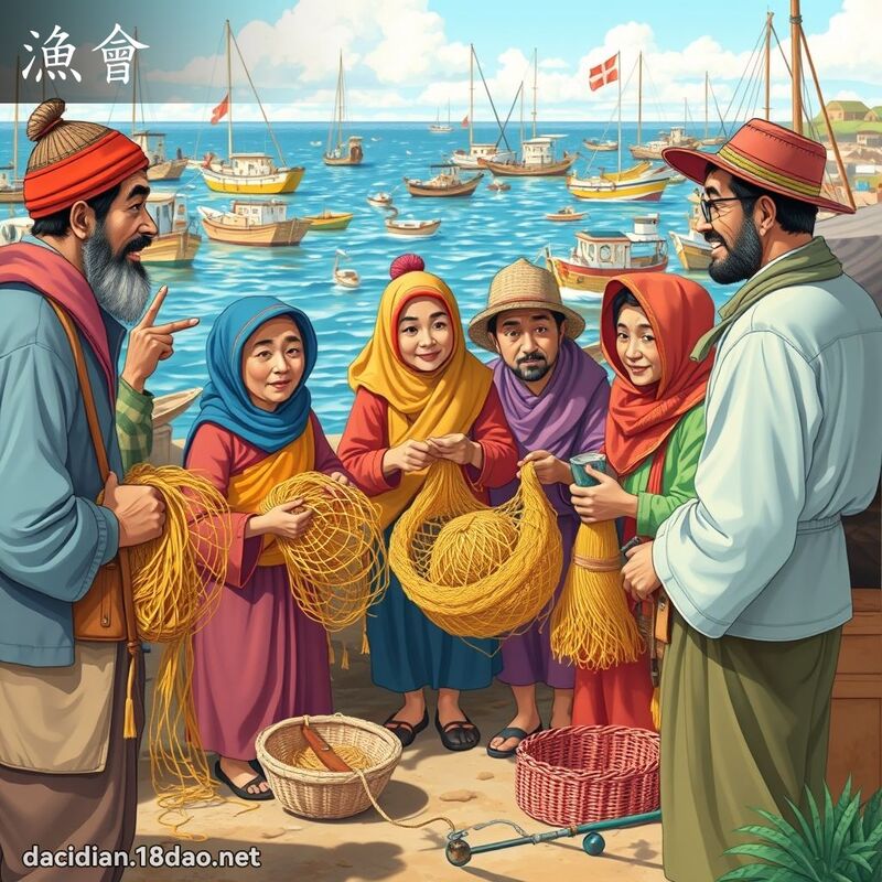 漁會 - 國語大辭典配圖