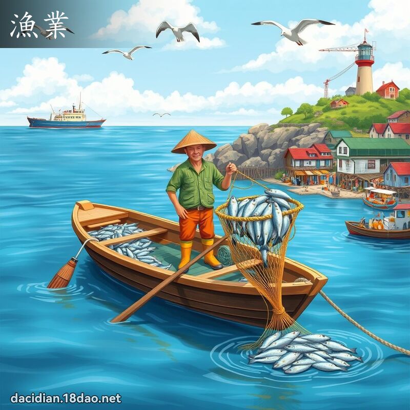 漁業 - 國語大辭典配圖