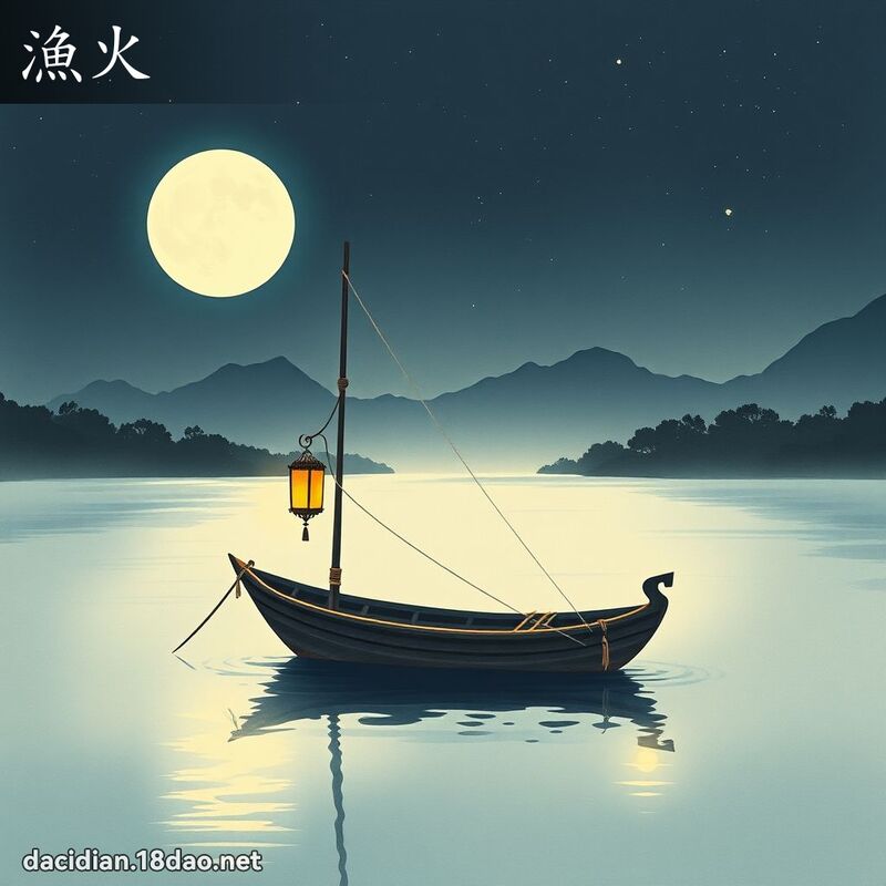 渔火 - 国语大辞典配图