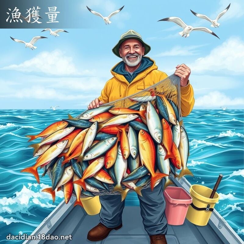 渔获量 - 国语大辞典配图