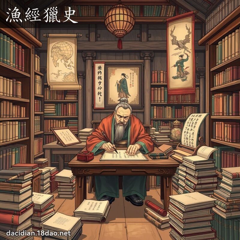漁經獵史 - 國語大辭典配圖