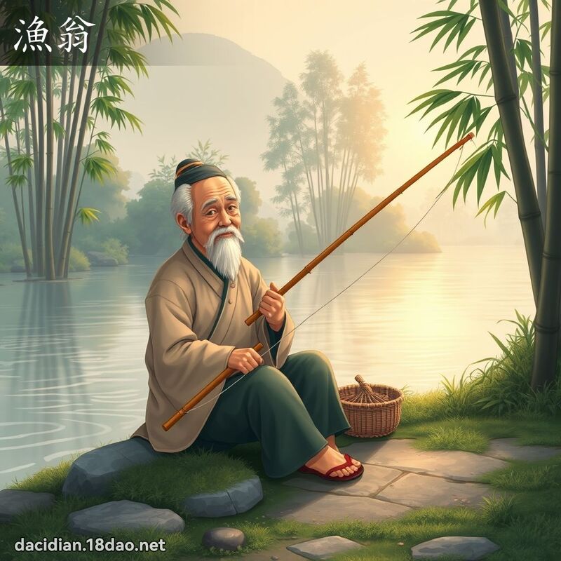 漁翁 - 國語大辭典配圖