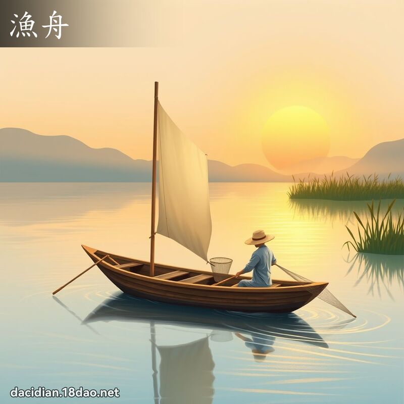 渔舟 - 国语大辞典配图
