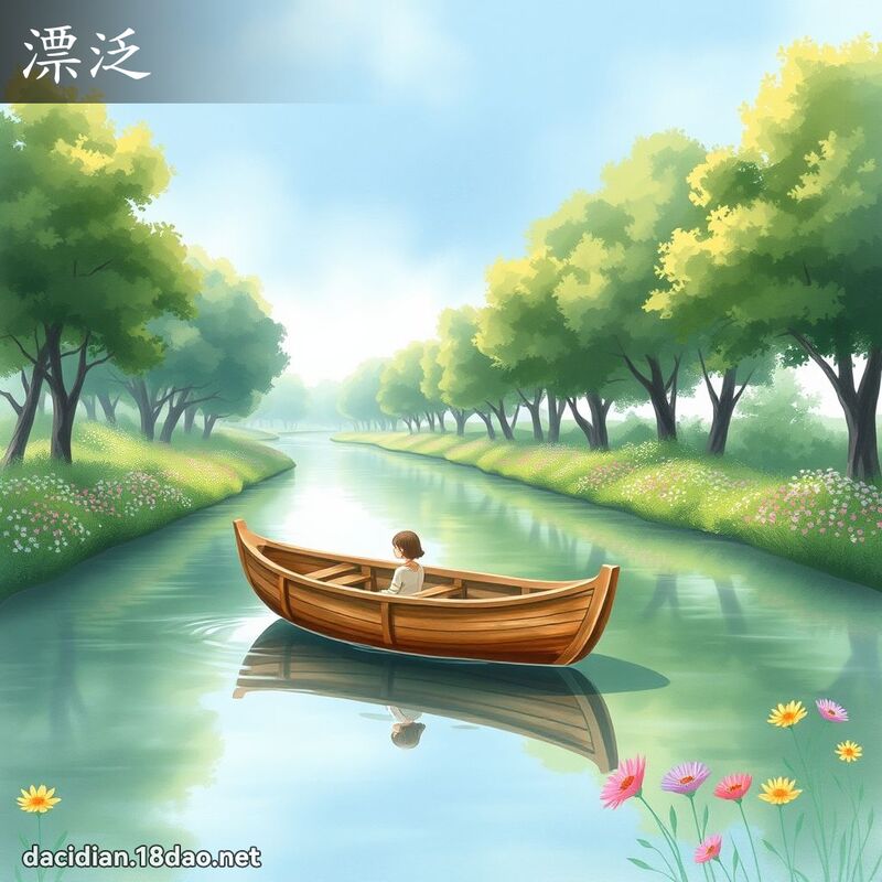 漂泛 - 國語大辭典配圖