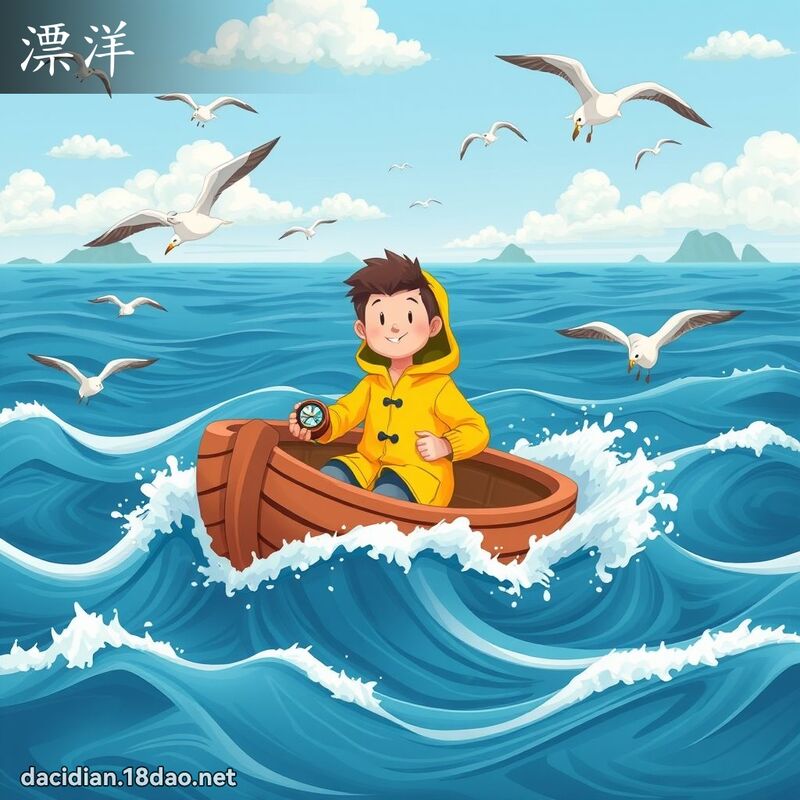 漂洋 - 国语大辞典配图