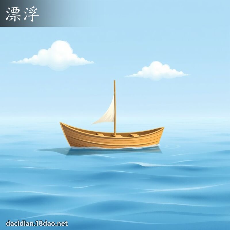 漂浮 - 国语大辞典配图