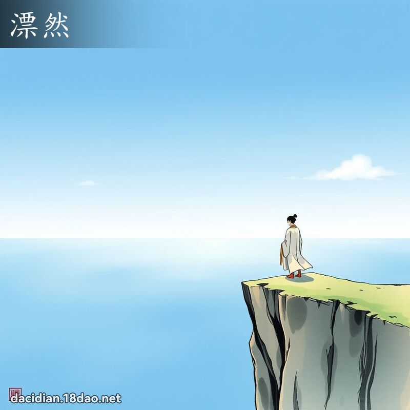 漂然 - 國語大辭典配圖