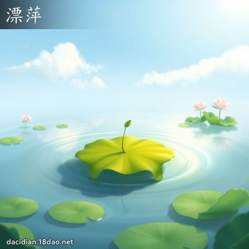 漂萍 - 国语大辞典配图