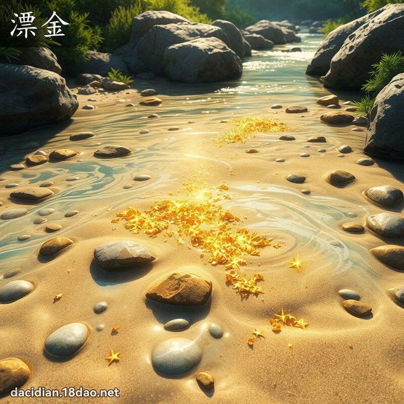 漂金 - 國語大辭典配圖