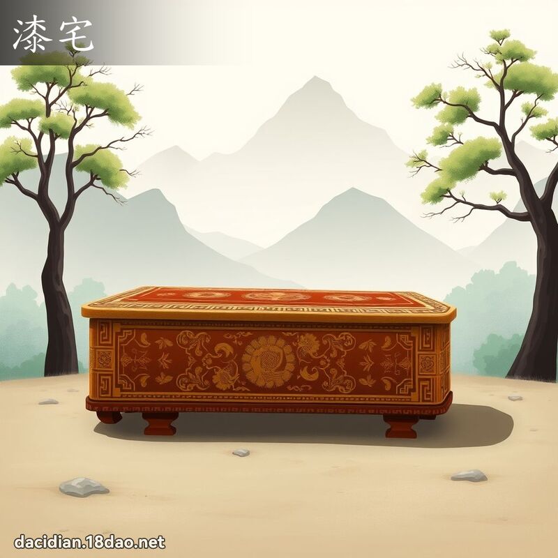漆宅 - 國語大辭典配圖