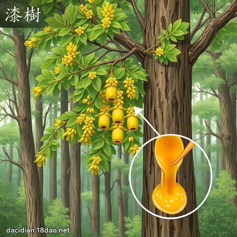 漆树 - 国语大辞典配图