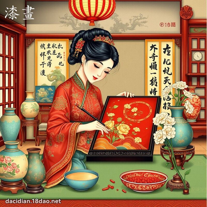 漆画 - 国语大辞典配图