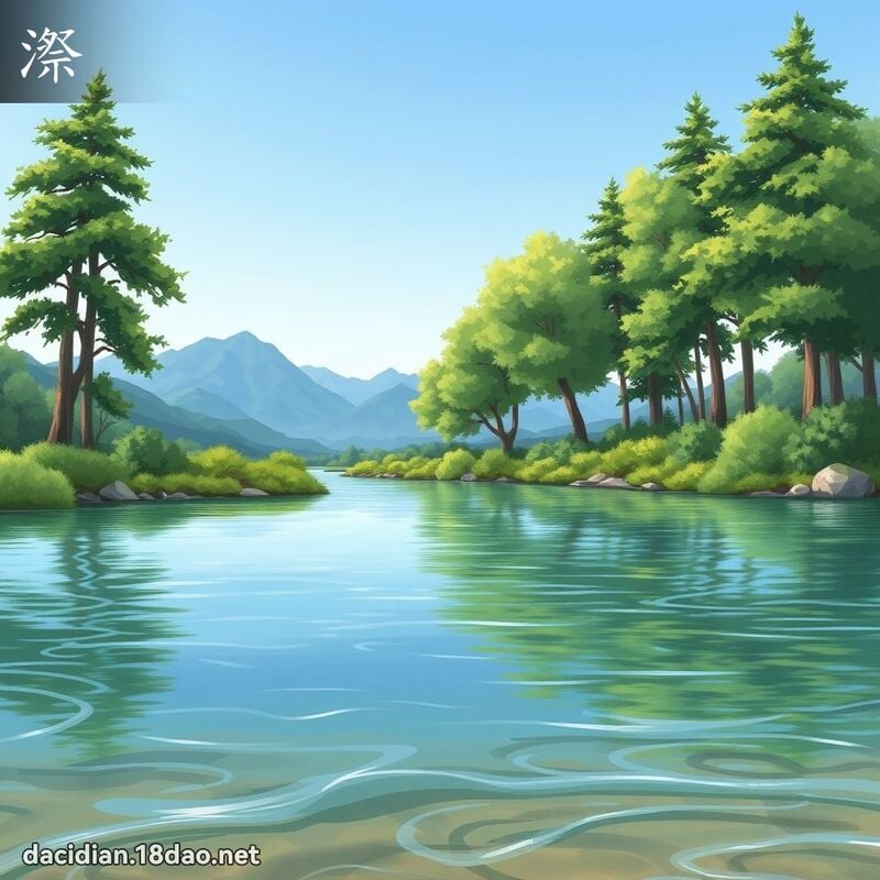 漈 - 國語大辭典配圖