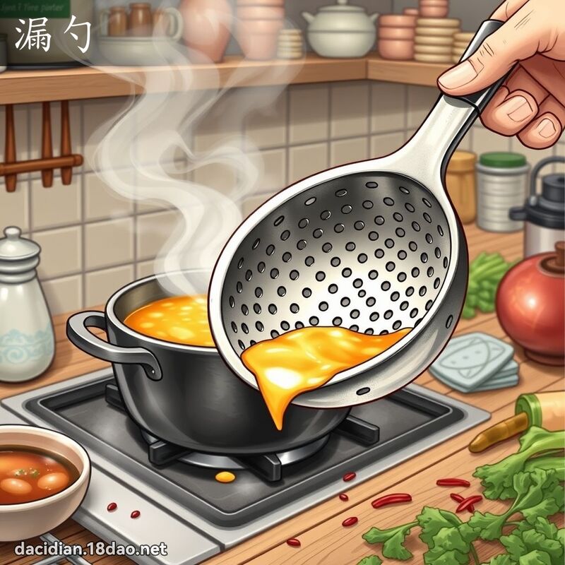 漏勺 - 国语大辞典配图
