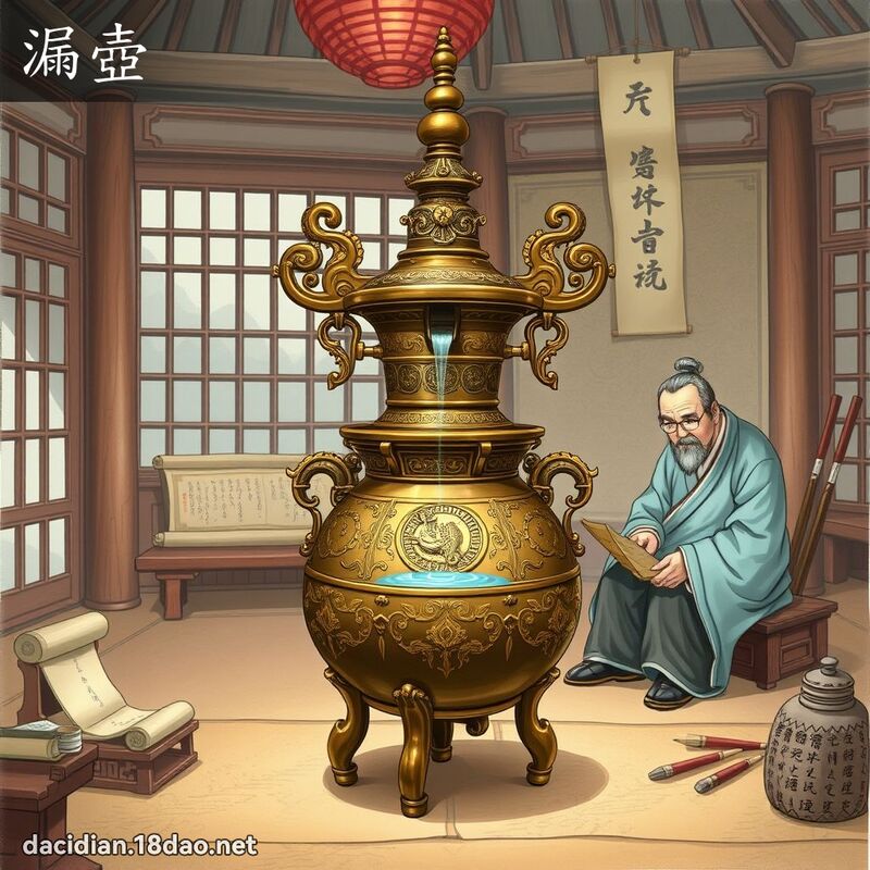 漏壺 - 國語大辭典配圖
