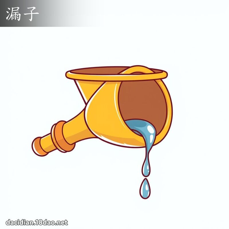 漏子 - 国语大辞典配图
