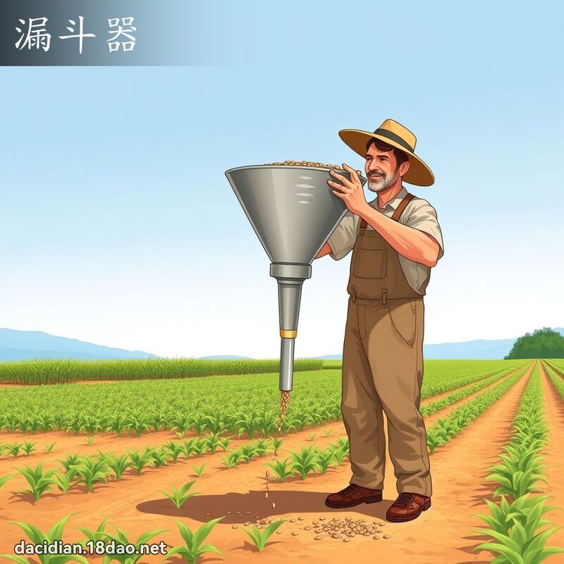 漏斗器 - 國語大辭典配圖