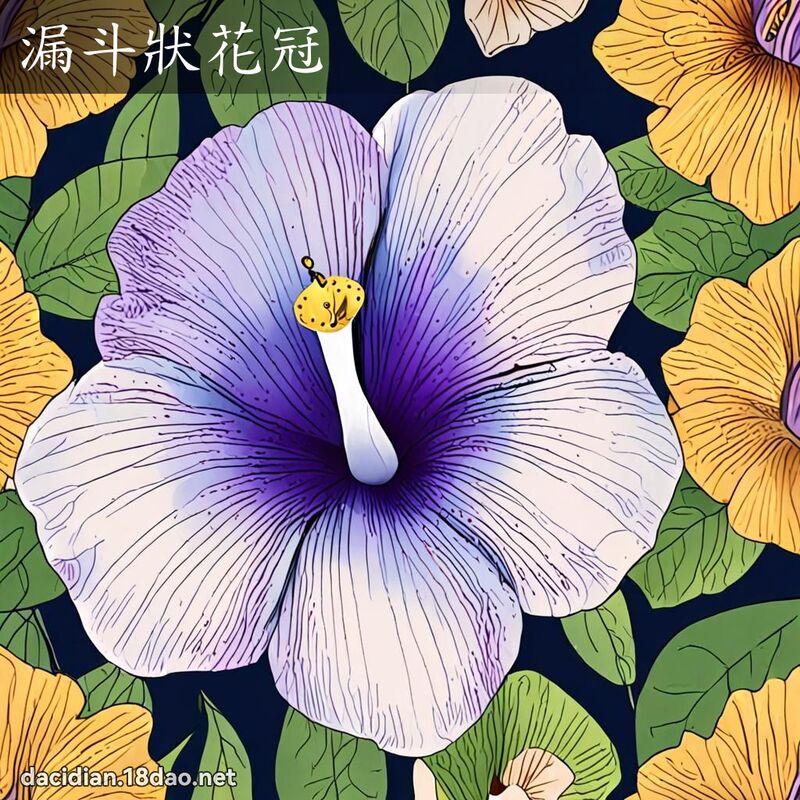 漏斗狀花冠 - 國語大辭典配圖