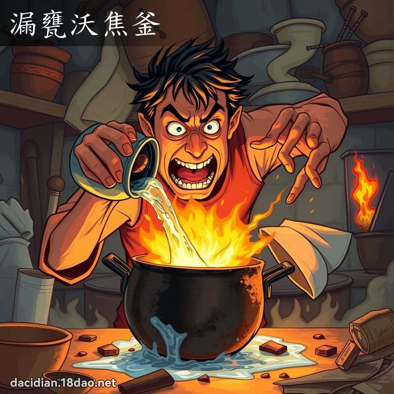 漏甕沃焦釜 - 國語大辭典配圖