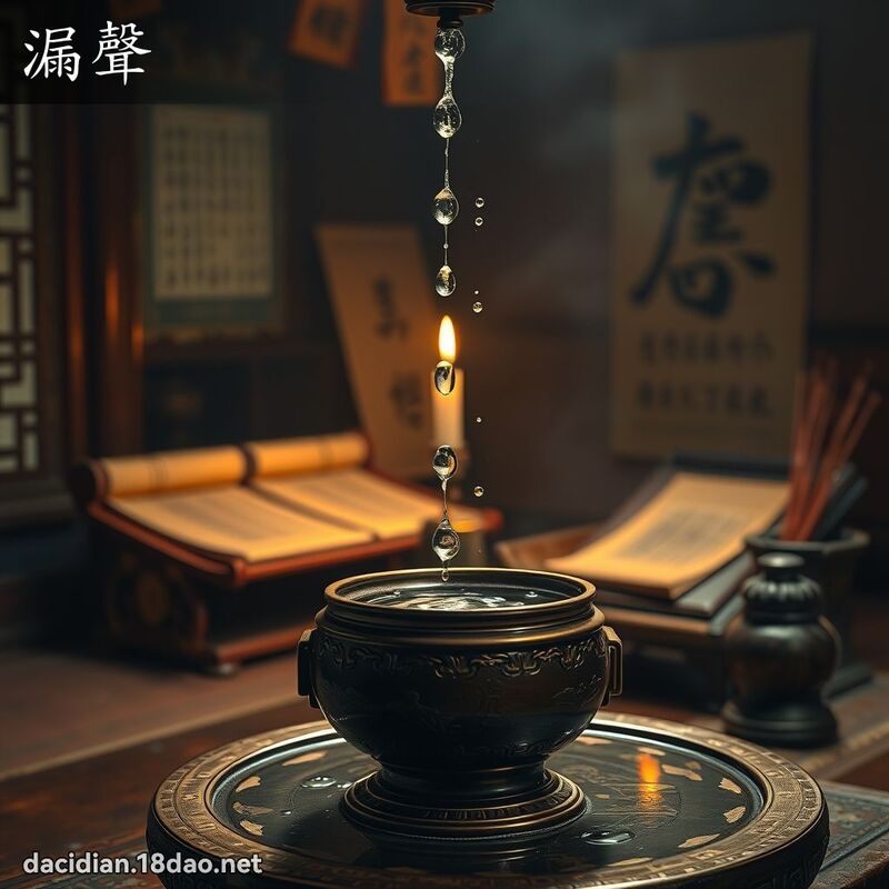 漏声 - 国语大辞典配图