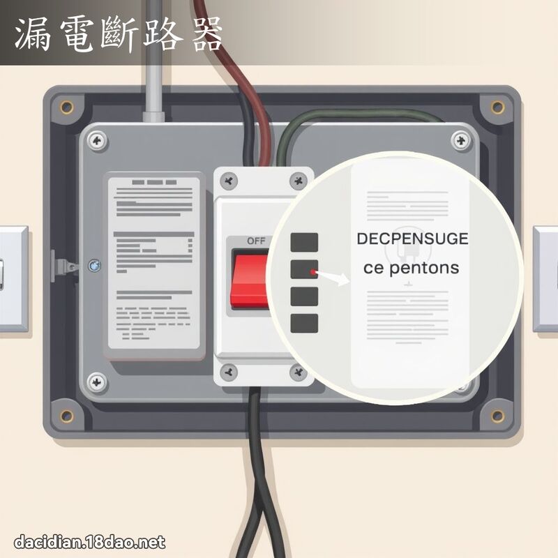 漏電斷路器 - 國語大辭典配圖