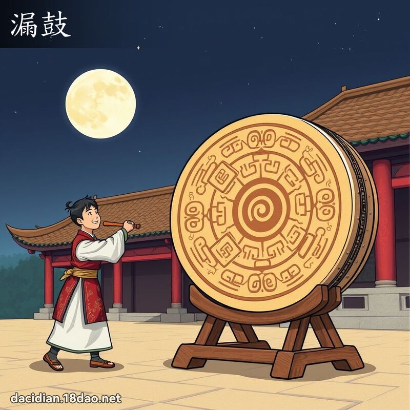 漏鼓 - 國語大辭典配圖