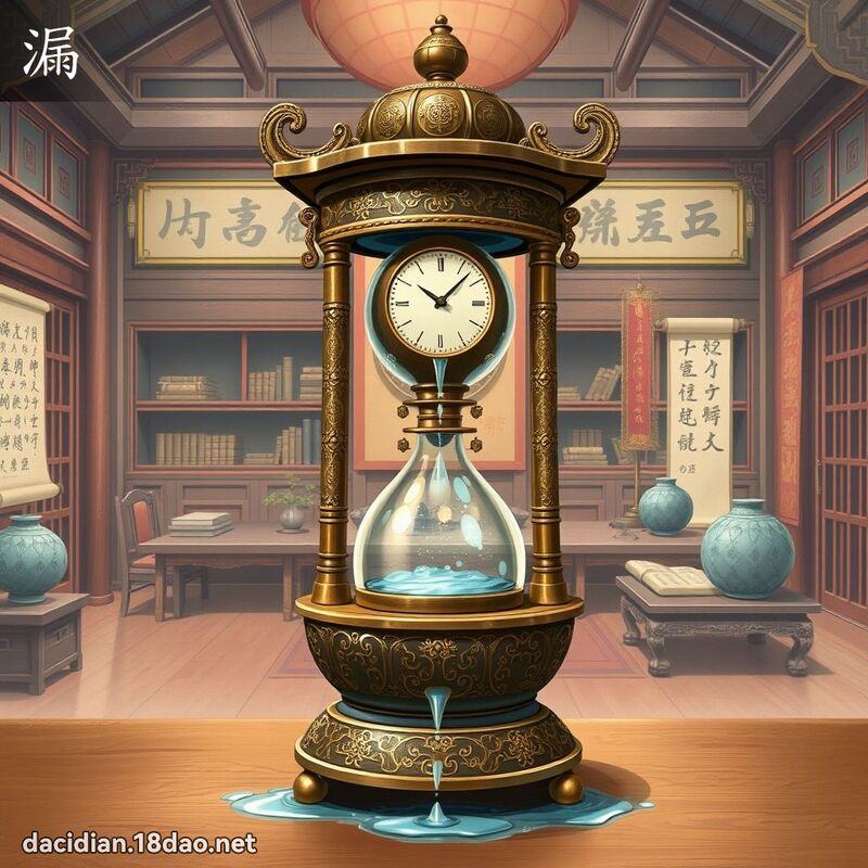 漏 - 國語大辭典配圖