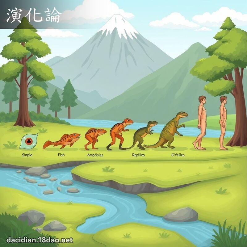 演化論 - 國語大辭典配圖