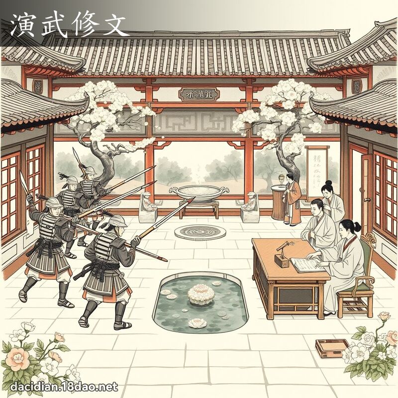 演武修文 - 国语大辞典配图