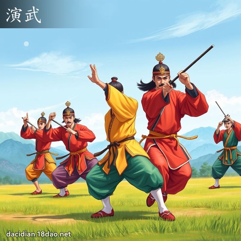 演武 - 國語大辭典配圖