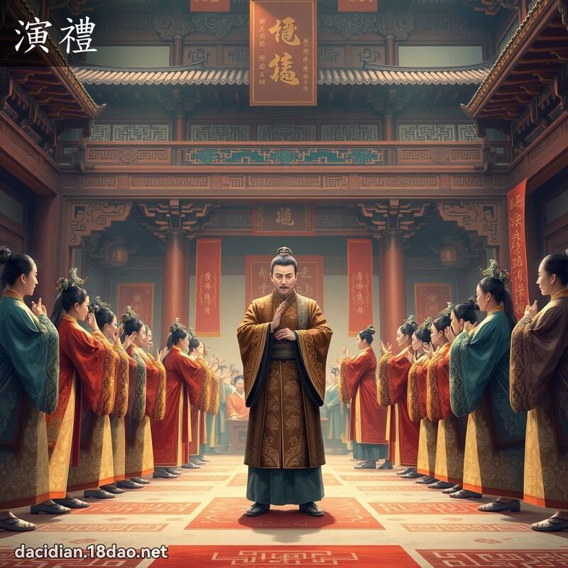 演礼 - 国语大辞典配图