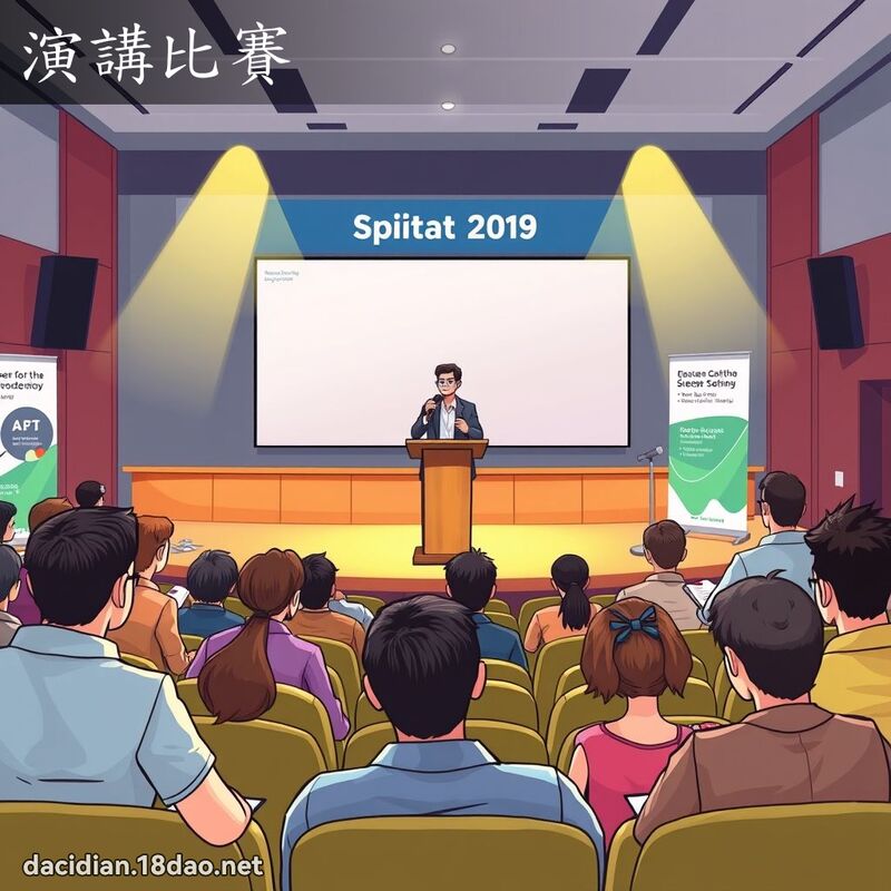 演讲比赛 - 国语大辞典配图