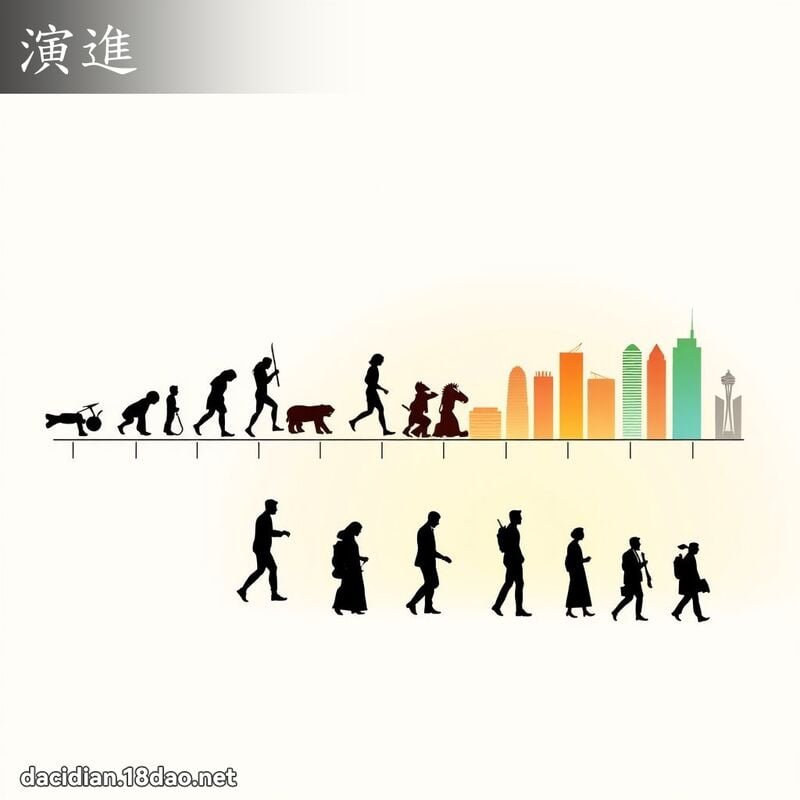演进 - 国语大辞典配图