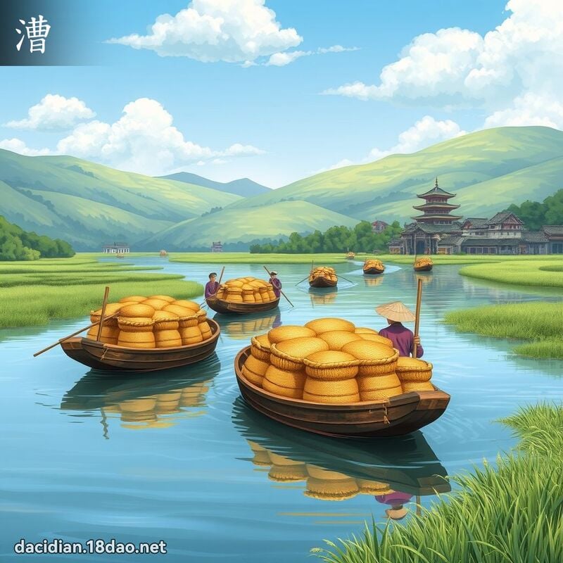 漢字: 漕 (多音字)