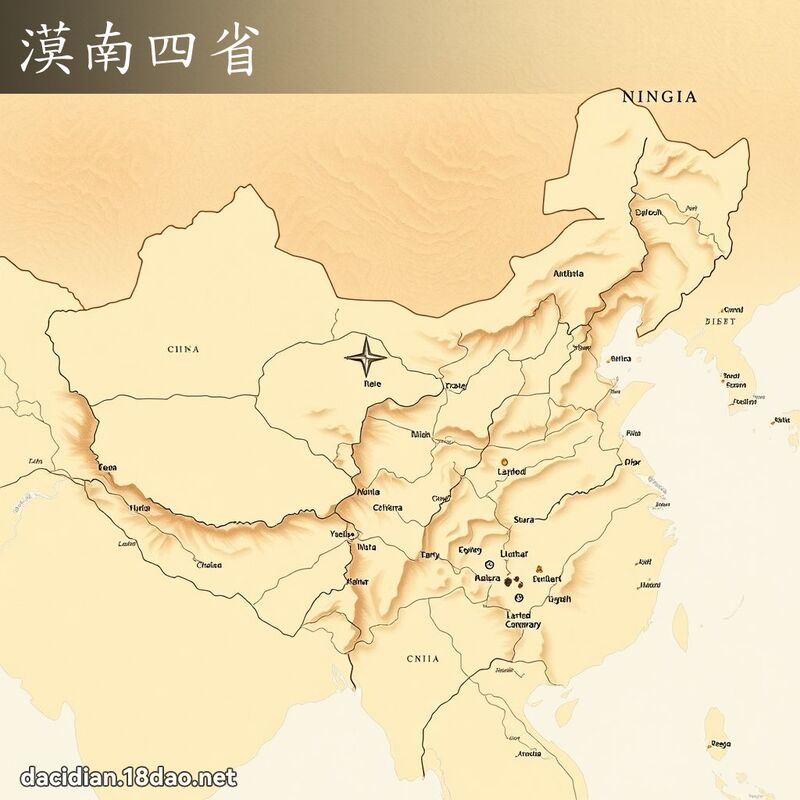 漠南四省 - 國語大辭典配圖