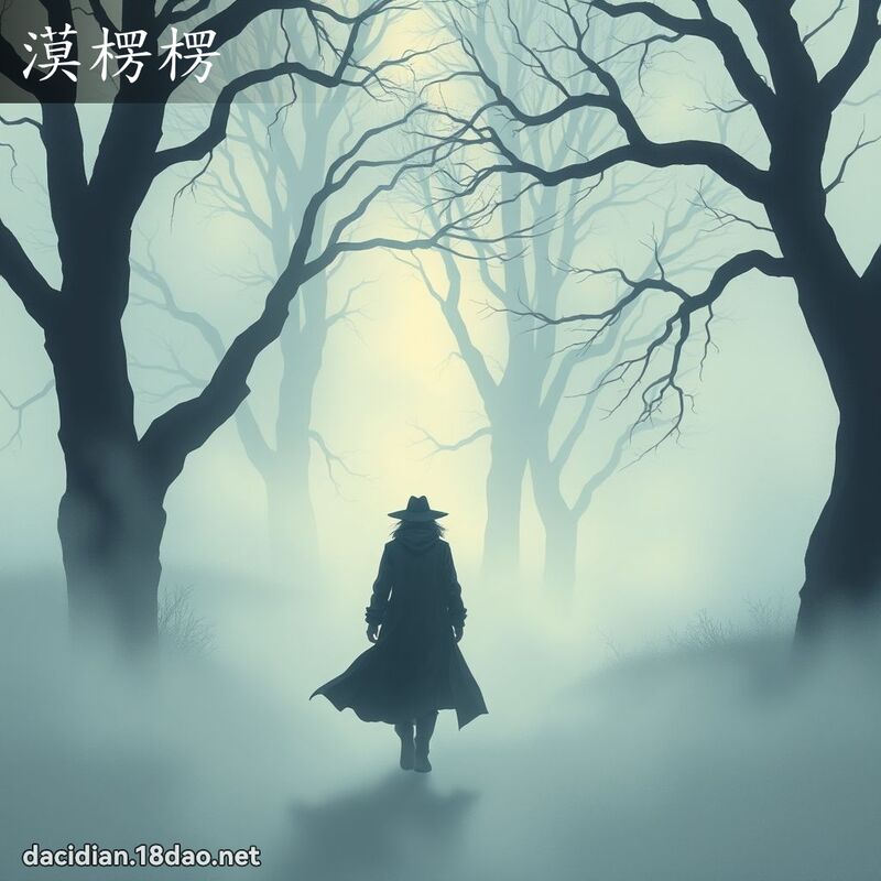 漠楞楞 - 國語大辭典配圖