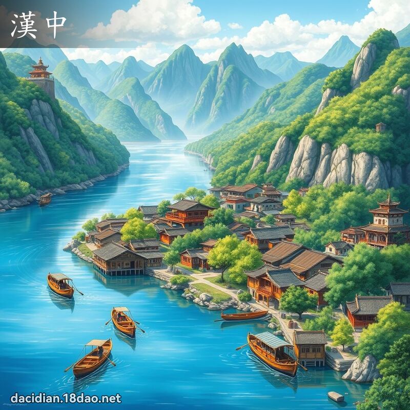 汉中 - 国语大辞典配图