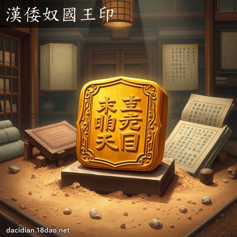 汉倭奴国王印 - 国语大辞典配图