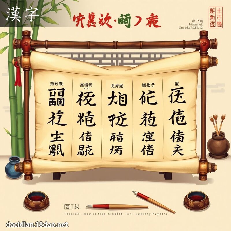 漢字 - 國語大辭典配圖