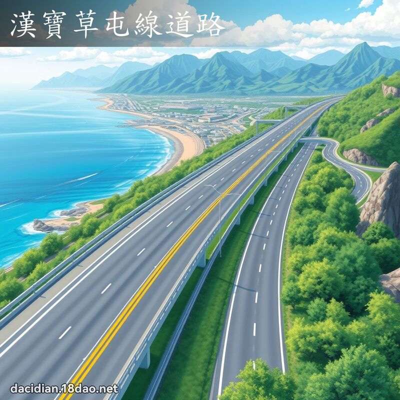 汉宝草屯线道路 - 国语大辞典配图