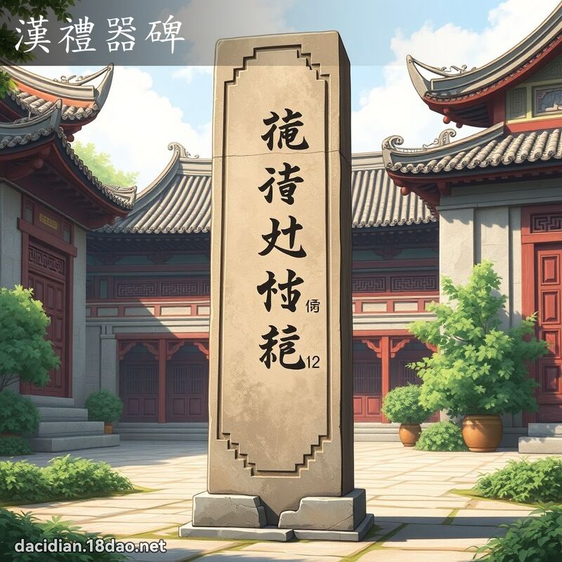 汉礼器碑 - 国语大辞典配图