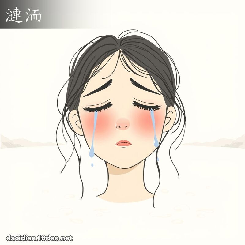 涟洏 - 国语大辞典配图
