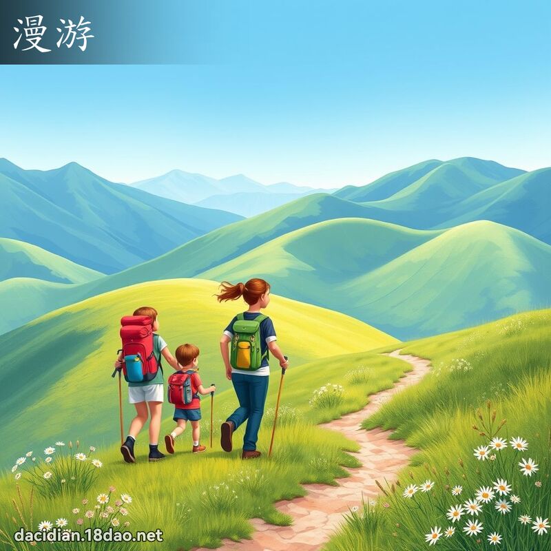 漫游 - 國語大辭典配圖